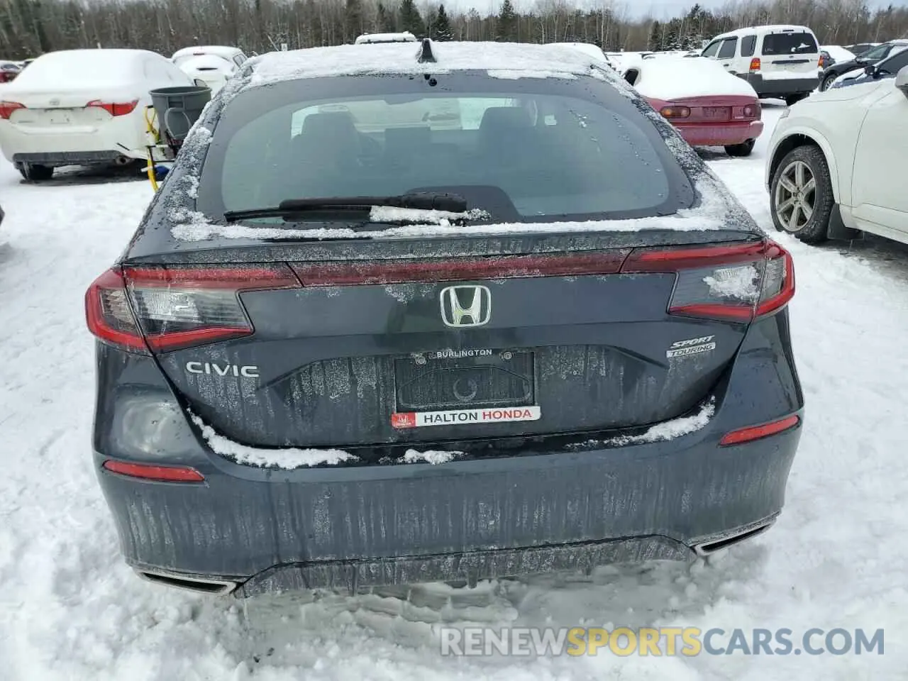 6 fotografías del automóvil dañado 19XFL1H86PE401460 HONDA CIVIC 2023