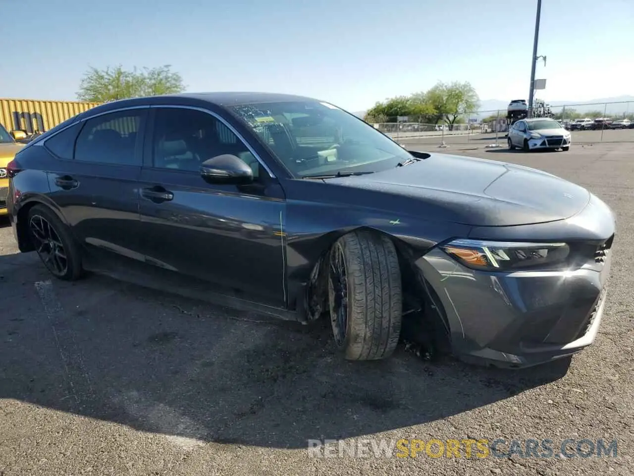 4 fotografías del automóvil dañado 19XFL1H88PE007944 HONDA CIVIC 2023