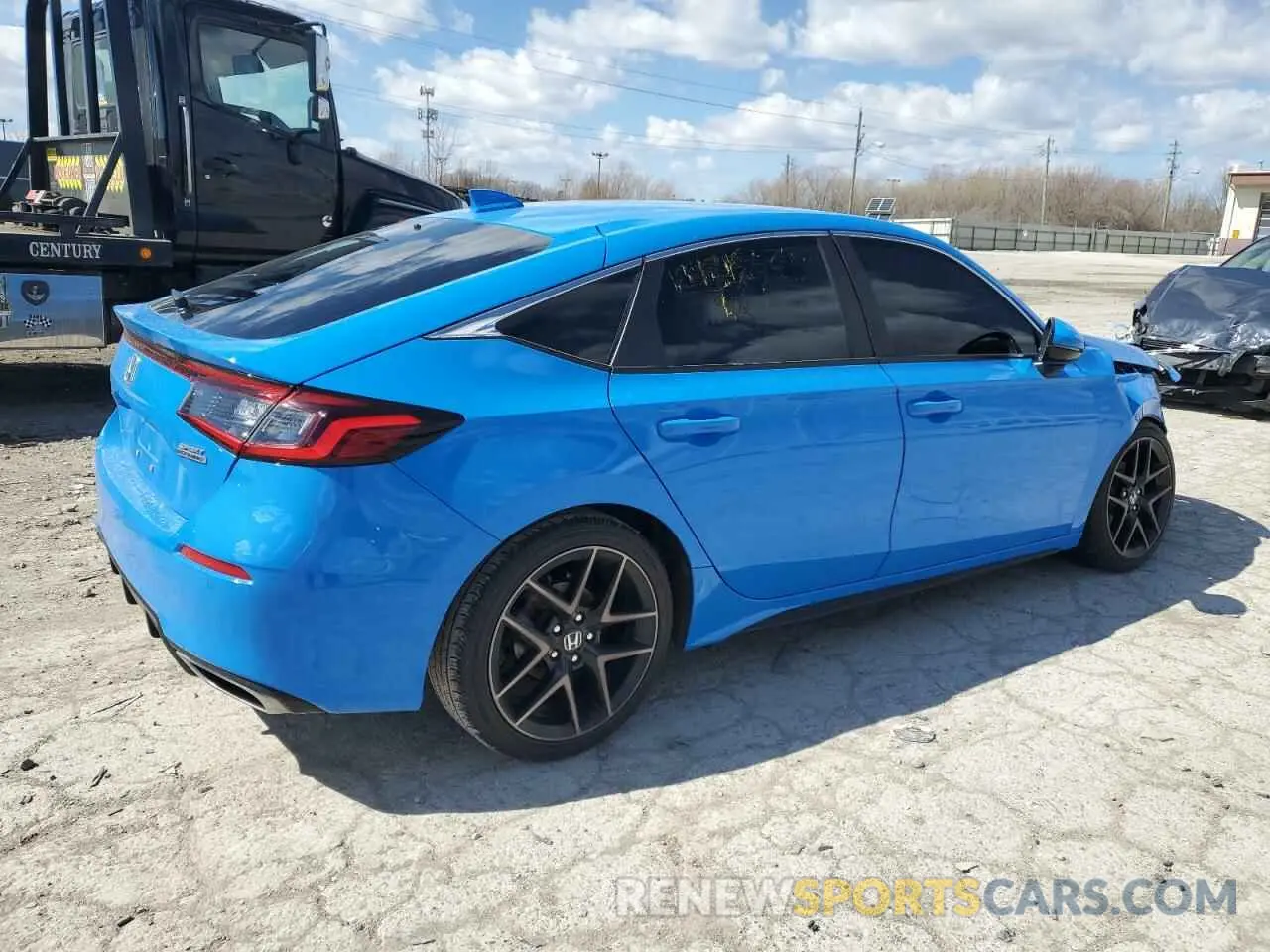 3 fotografías del automóvil dañado 19XFL1H88PE012562 HONDA CIVIC 2023