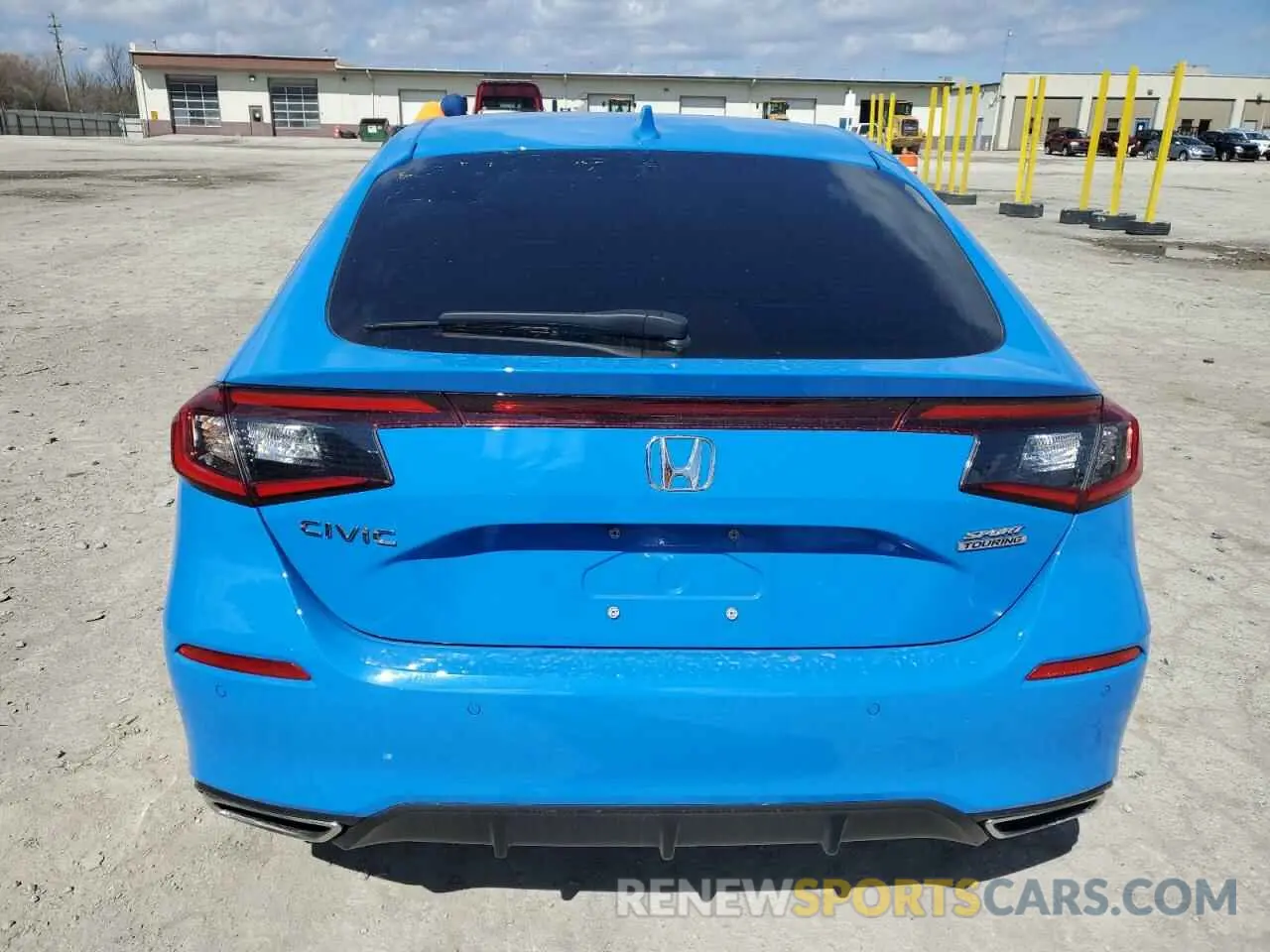 6 fotografías del automóvil dañado 19XFL1H88PE012562 HONDA CIVIC 2023