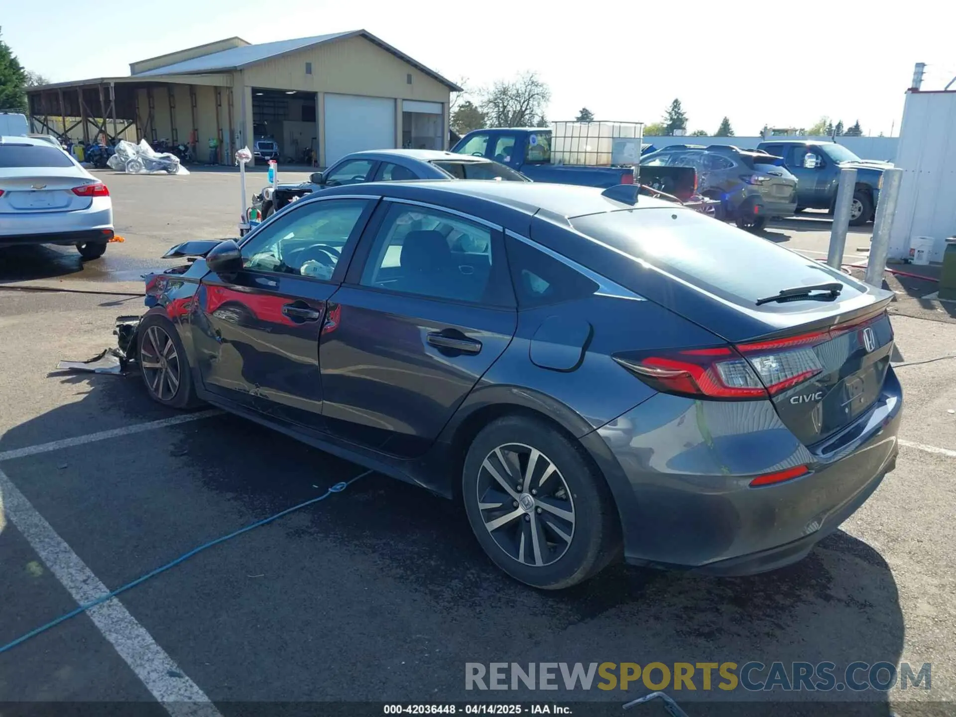 3 fotografías del automóvil dañado 19XFL2H52PE022046 HONDA CIVIC 2023