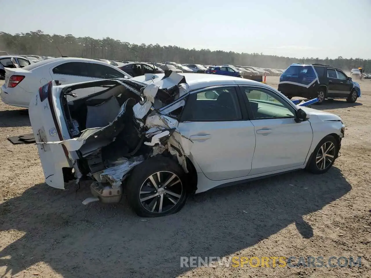 3 fotografías del automóvil dañado 19XFL2H56PE011390 HONDA CIVIC 2023