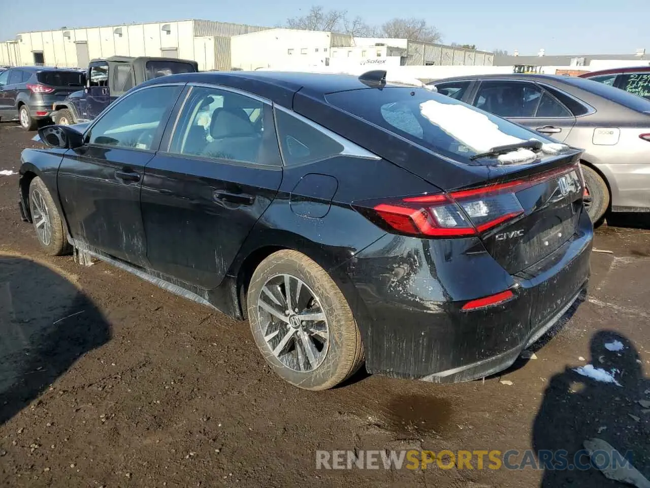 2 fotografías del automóvil dañado 19XFL2H57PE016274 HONDA CIVIC 2023