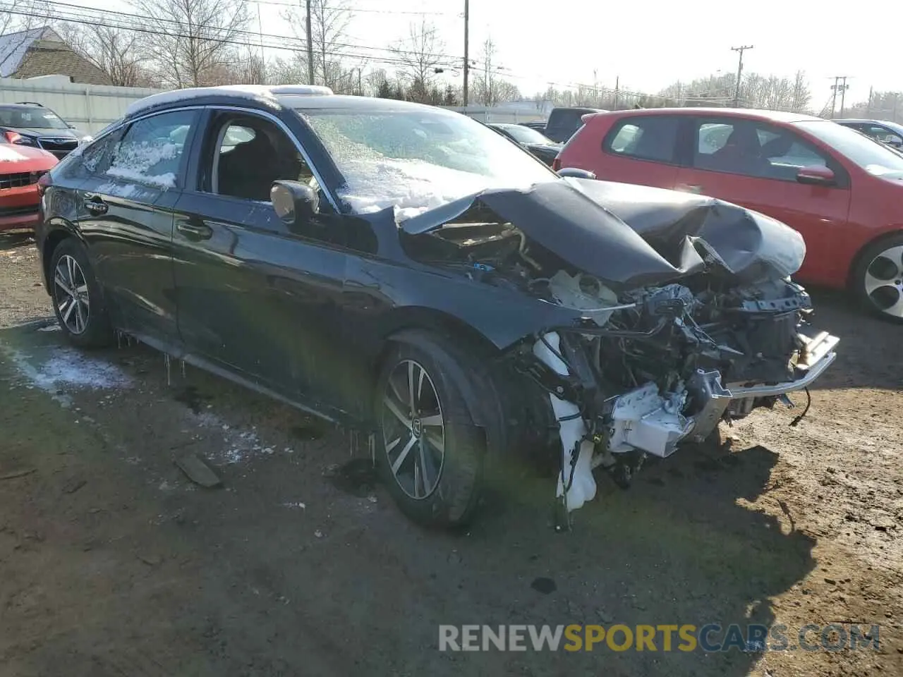 4 fotografías del automóvil dañado 19XFL2H57PE016274 HONDA CIVIC 2023