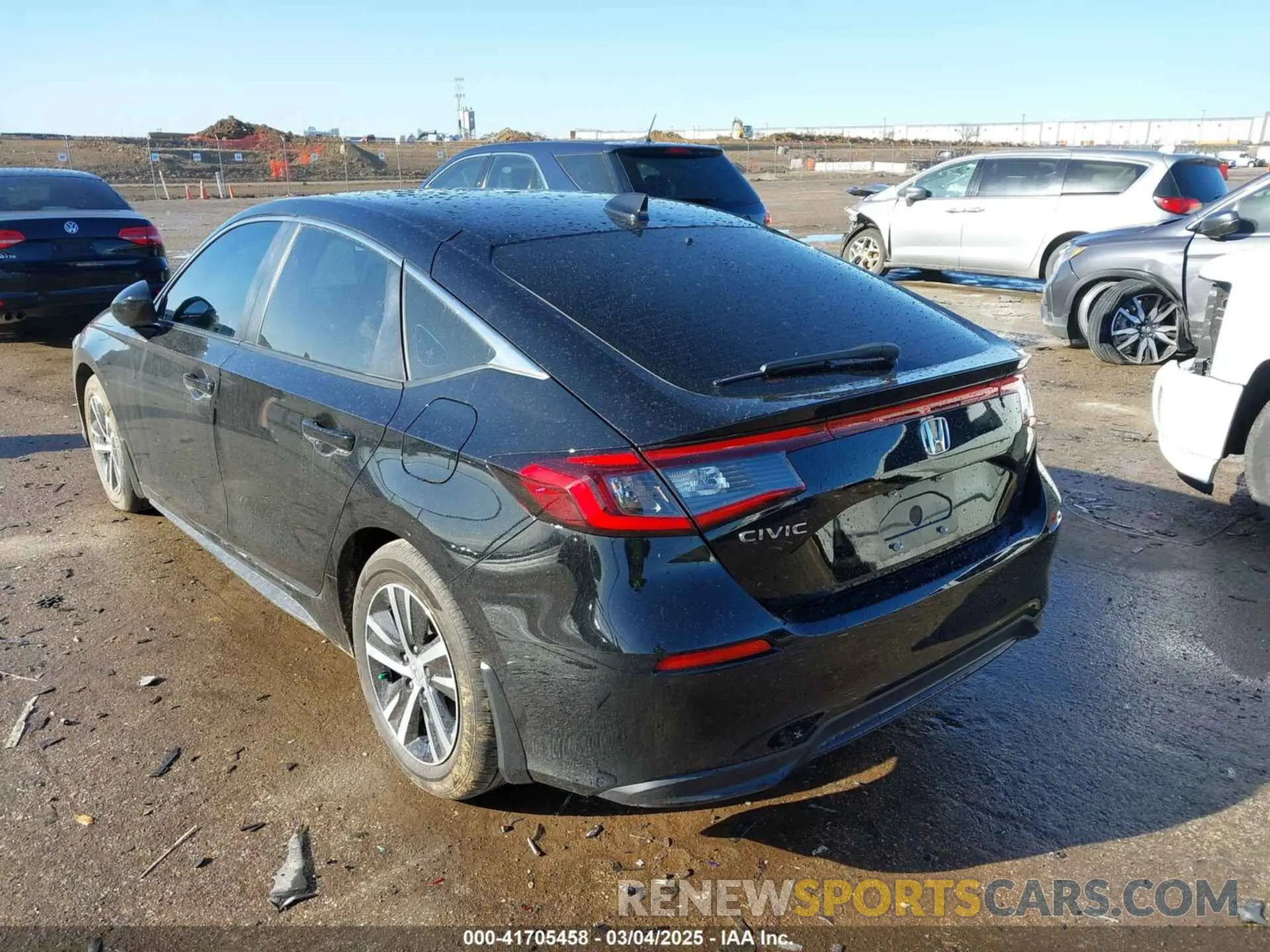 3 fotografías del automóvil dañado 19XFL2H57PE017716 HONDA CIVIC 2023