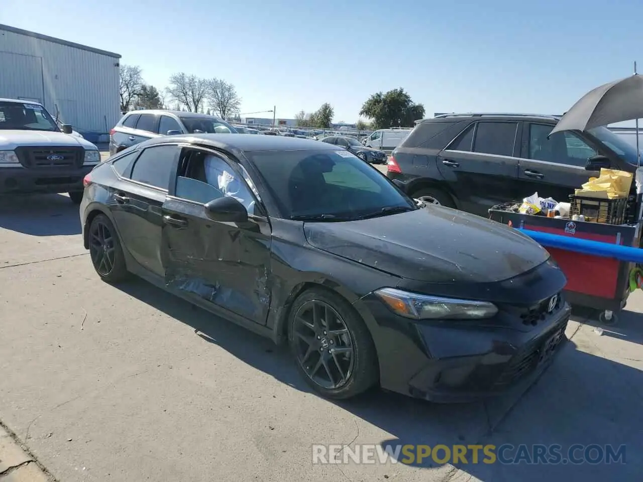 4 fotografías del automóvil dañado 19XFL2H80PE011251 HONDA CIVIC 2023