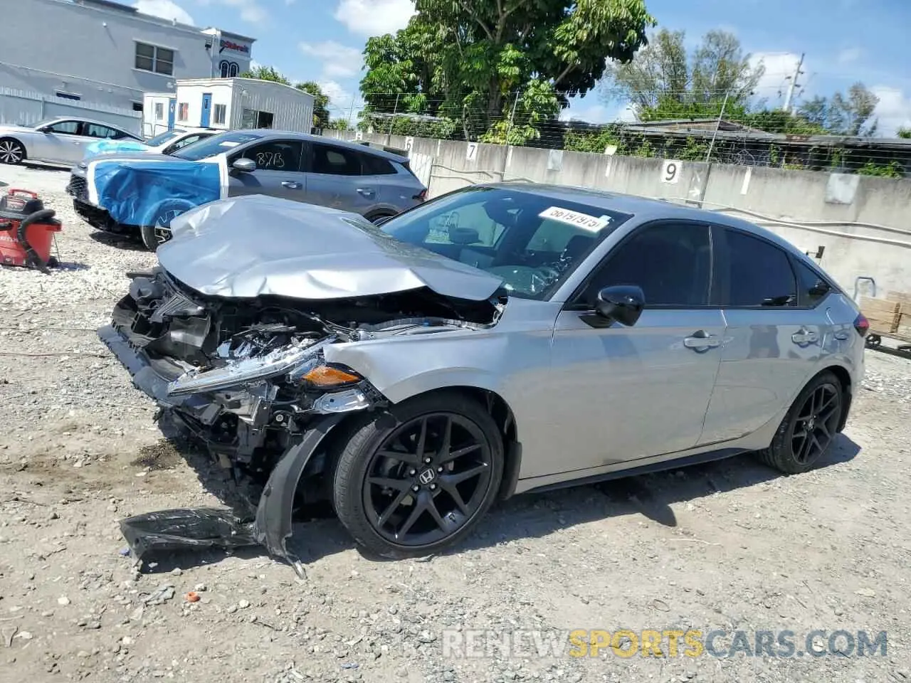 1 fotografías del automóvil dañado 19XFL2H80PE015168 HONDA CIVIC 2023