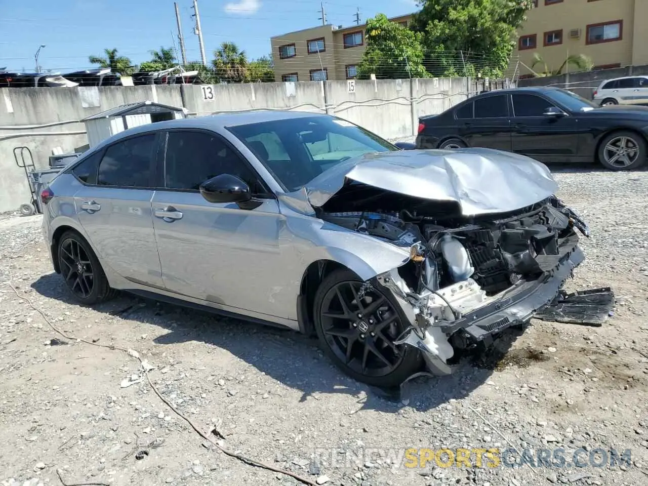 4 fotografías del automóvil dañado 19XFL2H80PE015168 HONDA CIVIC 2023