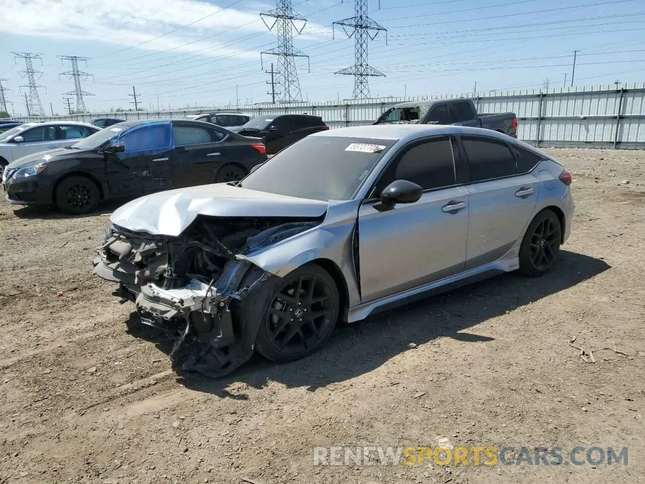 1 fotografías del automóvil dañado 19XFL2H80PE021469 HONDA CIVIC 2023