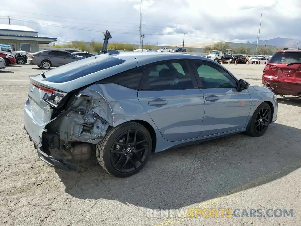 3 fotografías del automóvil dañado 19XFL2H81PE024283 HONDA CIVIC 2023
