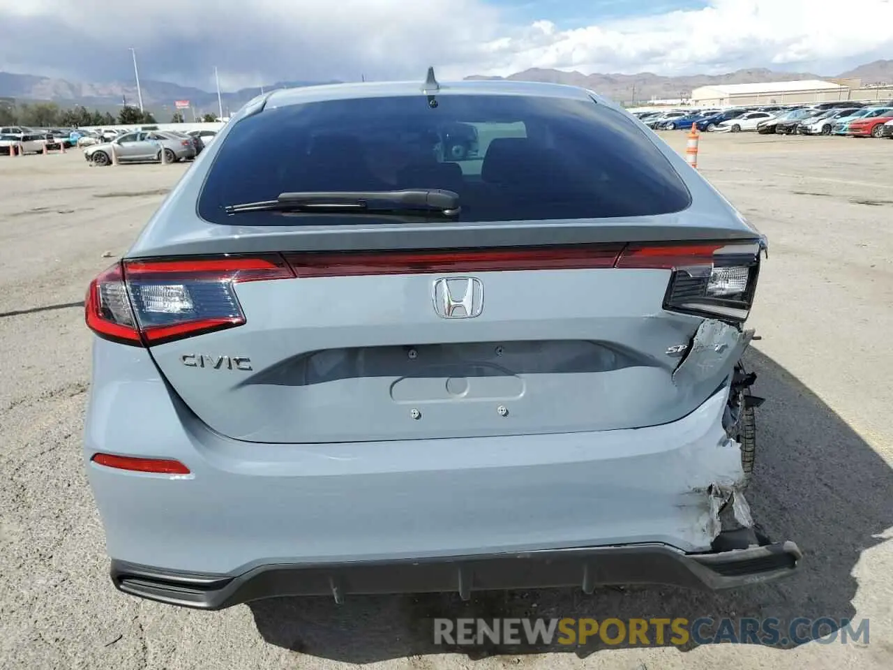 6 fotografías del automóvil dañado 19XFL2H81PE024283 HONDA CIVIC 2023