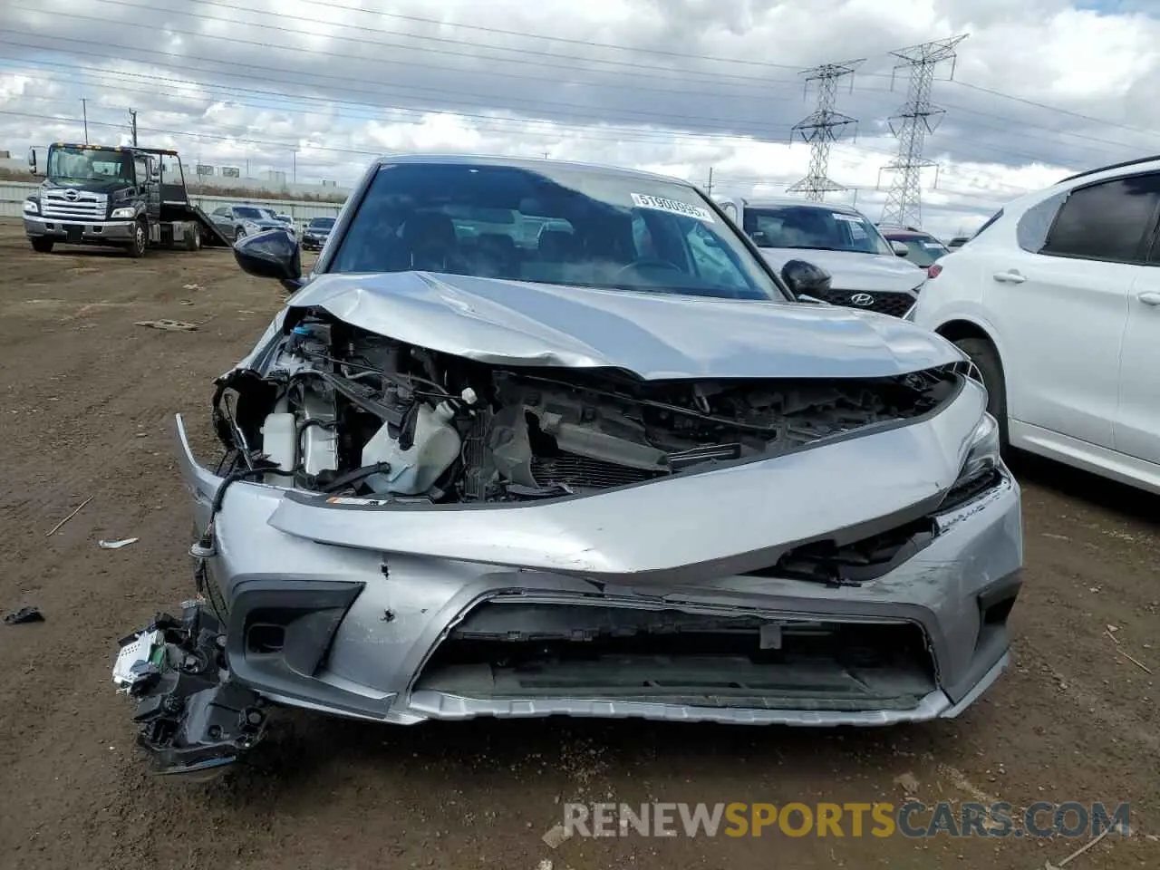 5 fotografías del automóvil dañado 19XFL2H82PE002065 HONDA CIVIC 2023