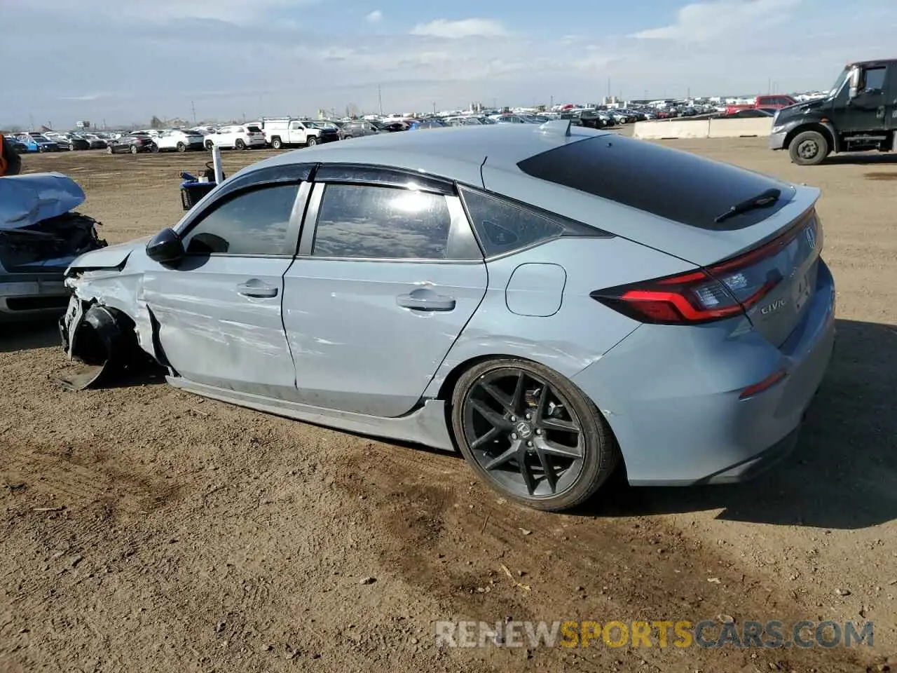 2 fotografías del automóvil dañado 19XFL2H82PE004818 HONDA CIVIC 2023