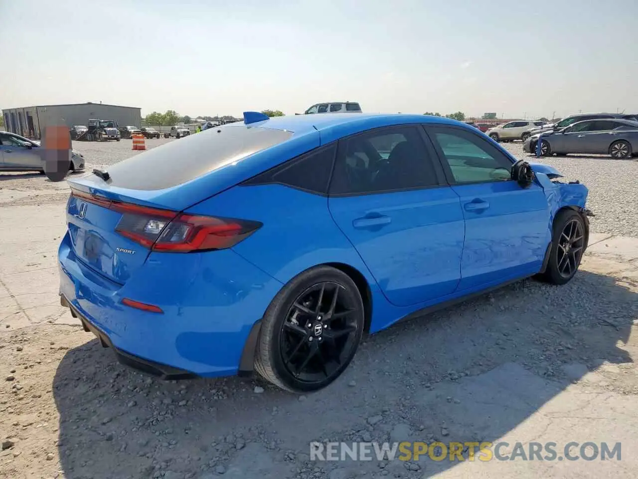3 fotografías del automóvil dañado 19XFL2H82PE007704 HONDA CIVIC 2023