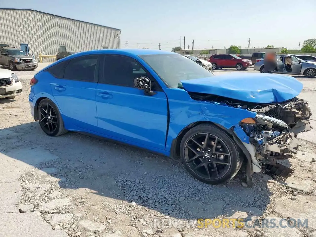 4 fotografías del automóvil dañado 19XFL2H82PE007704 HONDA CIVIC 2023