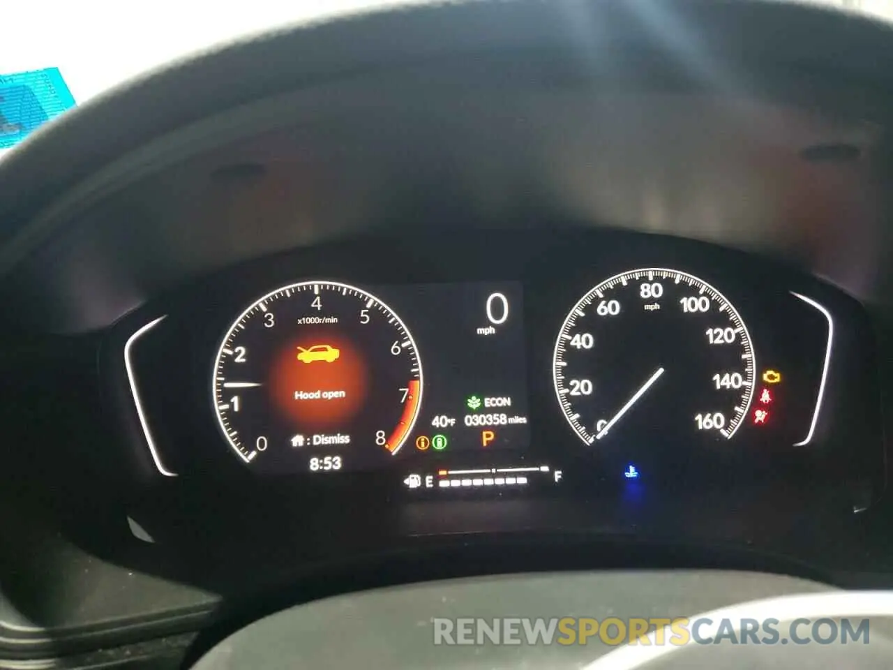 9 fotografías del automóvil dañado 19XFL2H83PE004830 HONDA CIVIC 2023
