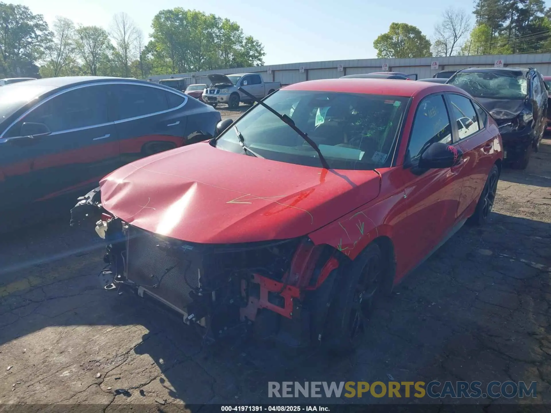 2 fotografías del automóvil dañado 19XFL2H83PE006044 HONDA CIVIC 2023