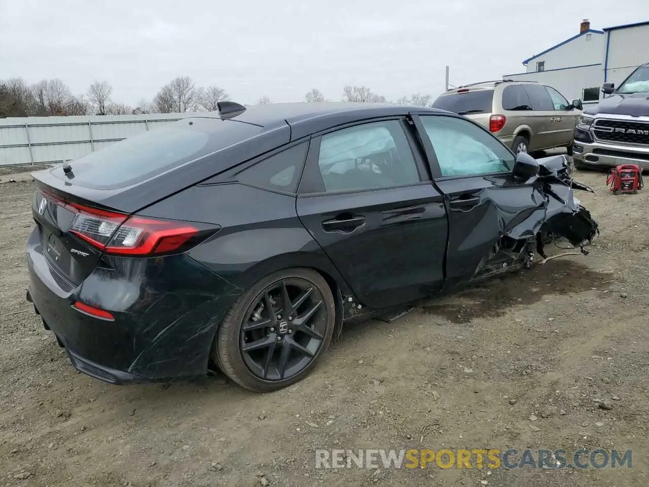 3 fotografías del automóvil dañado 19XFL2H83PE007243 HONDA CIVIC 2023