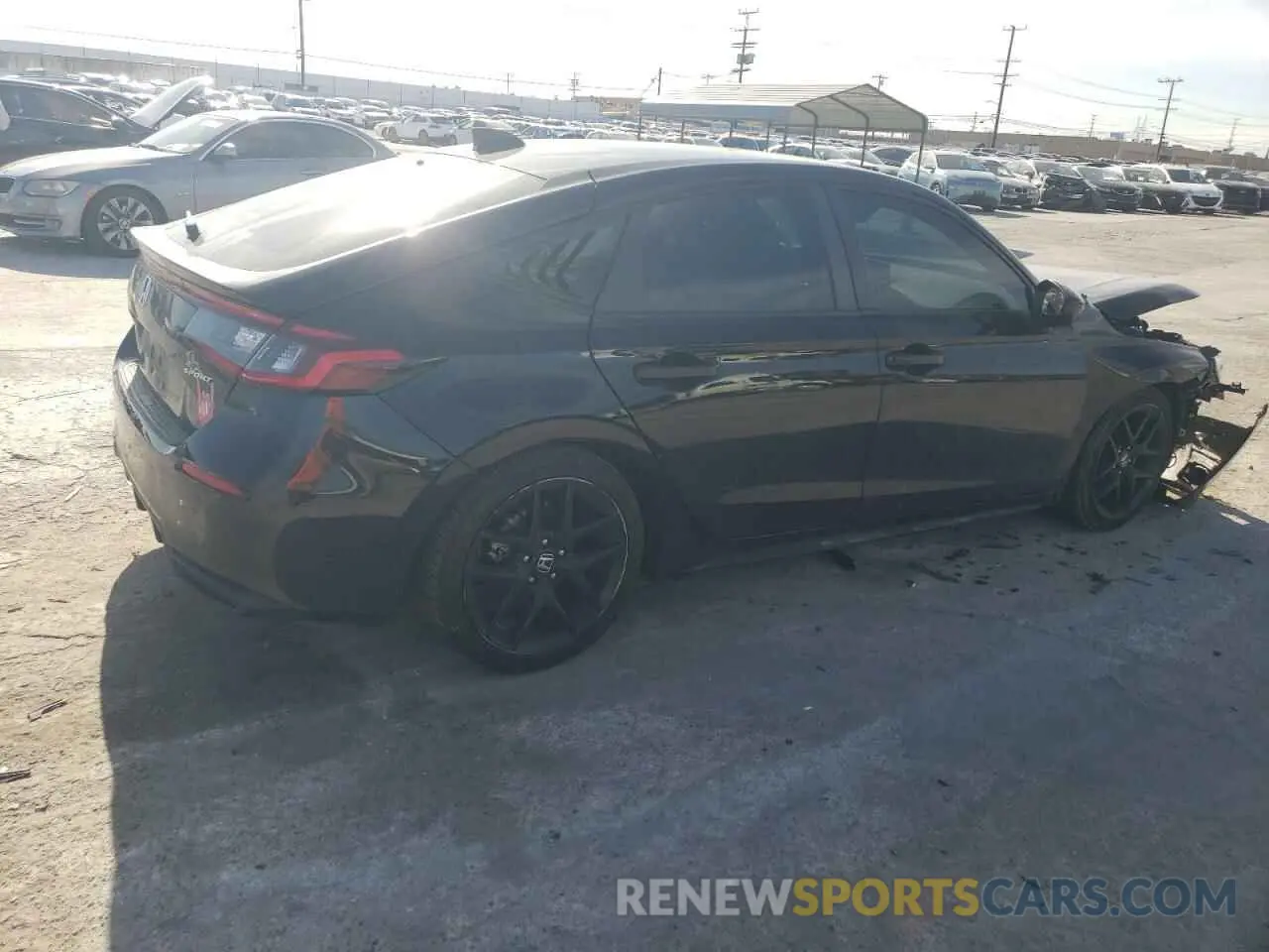 3 fotografías del automóvil dañado 19XFL2H83PE007386 HONDA CIVIC 2023