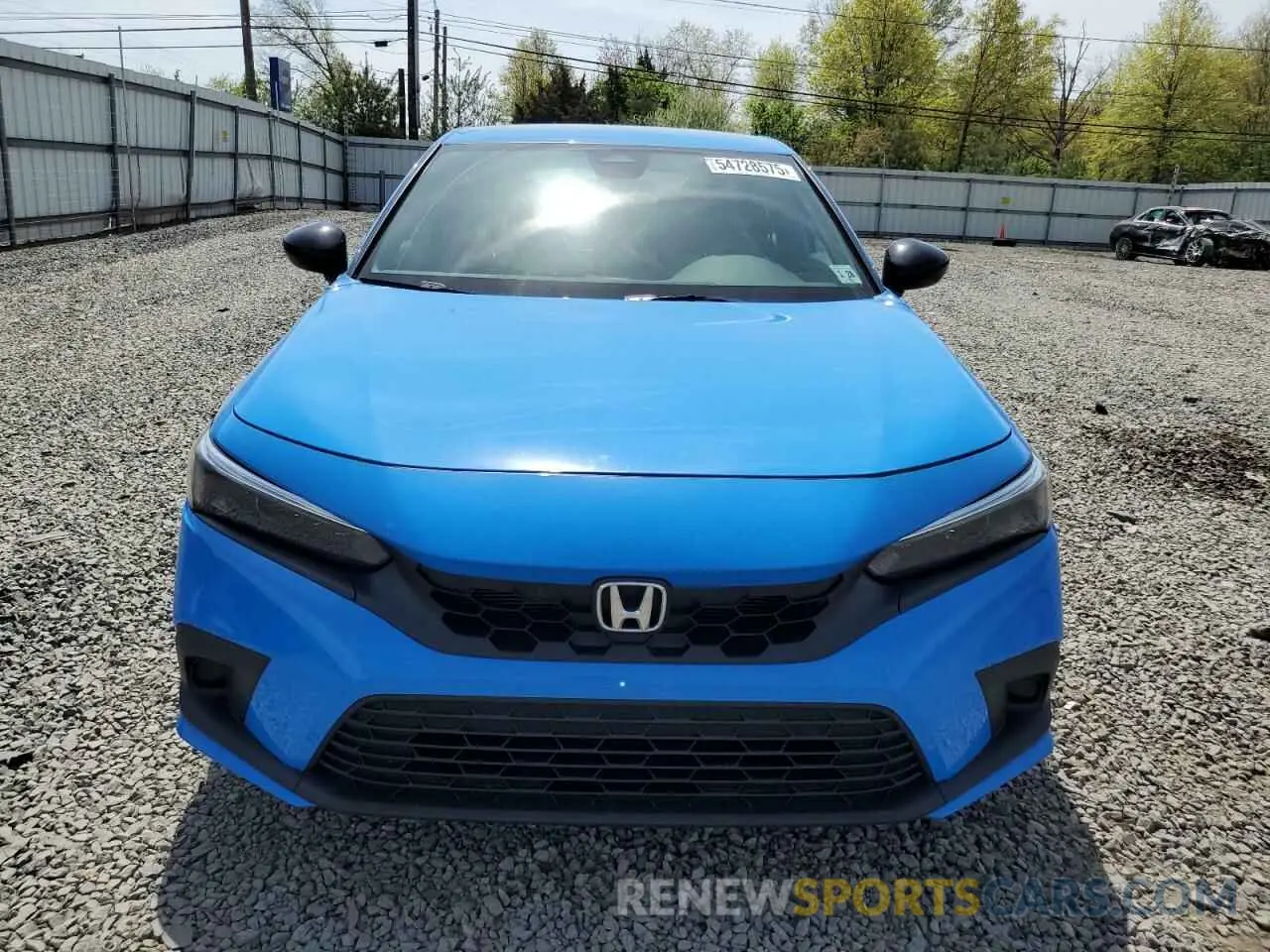 5 fotografías del automóvil dañado 19XFL2H85PE001931 HONDA CIVIC 2023