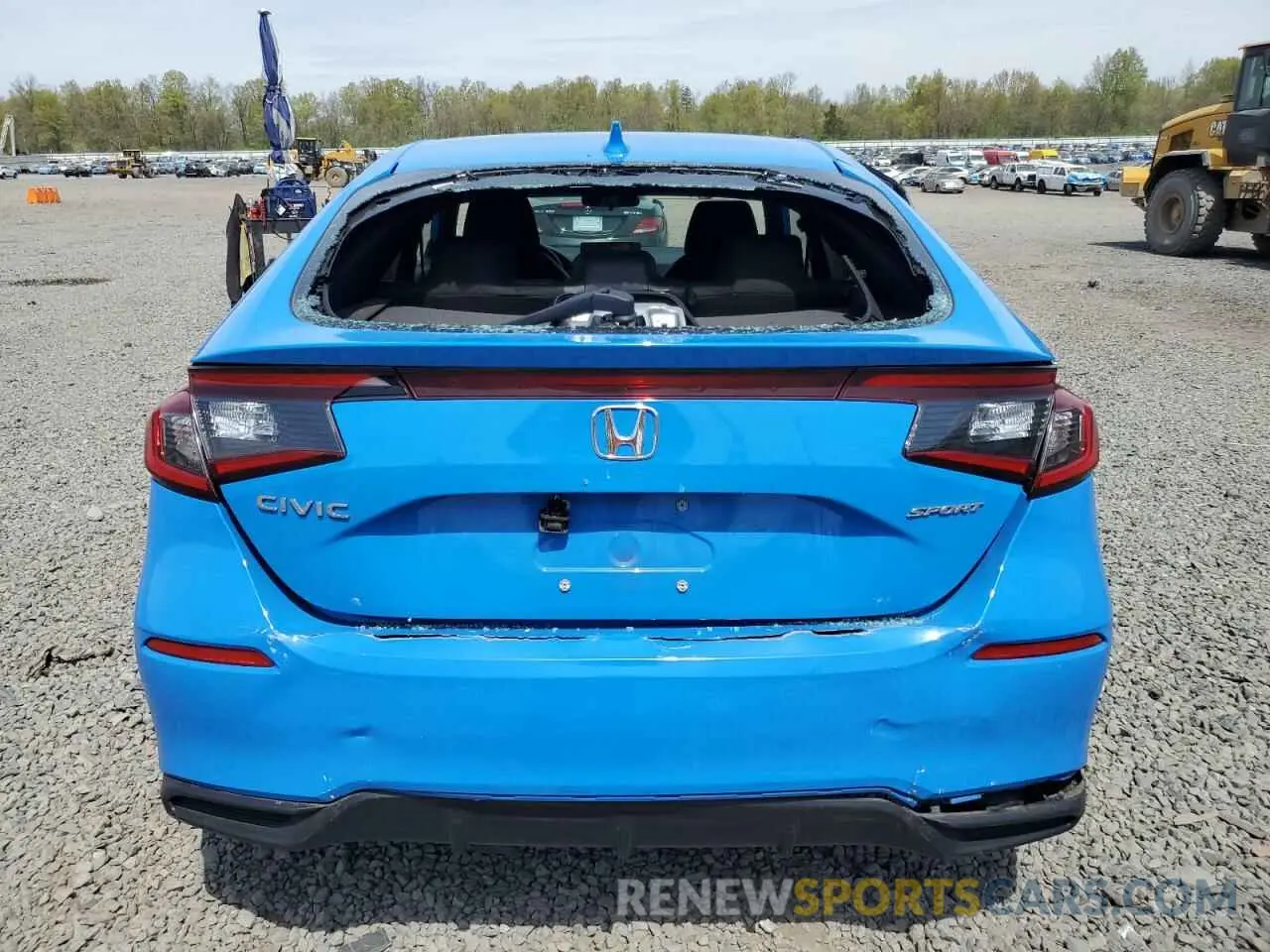 6 fotografías del automóvil dañado 19XFL2H85PE001931 HONDA CIVIC 2023
