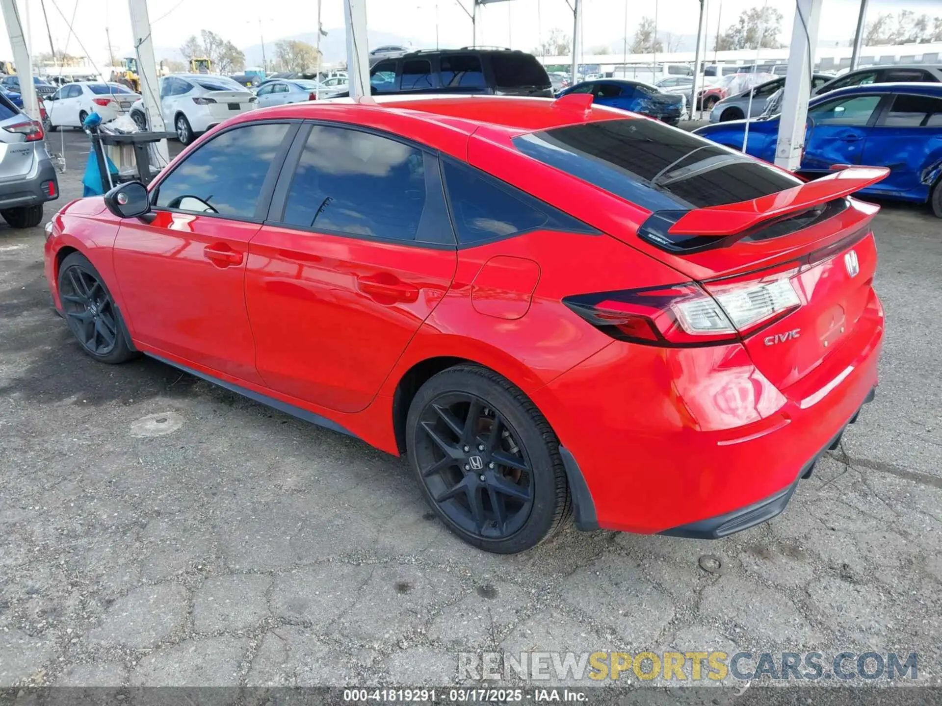 3 fotografías del automóvil dañado 19XFL2H85PE012038 HONDA CIVIC 2023