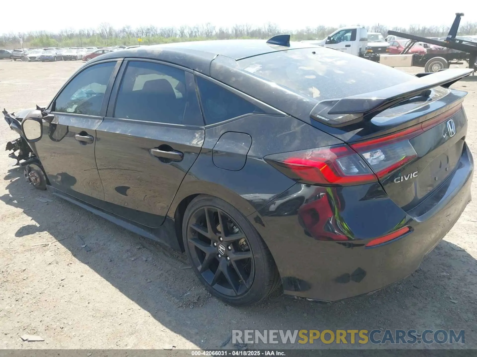 3 fotografías del automóvil dañado 19XFL2H86PE019273 HONDA CIVIC 2023