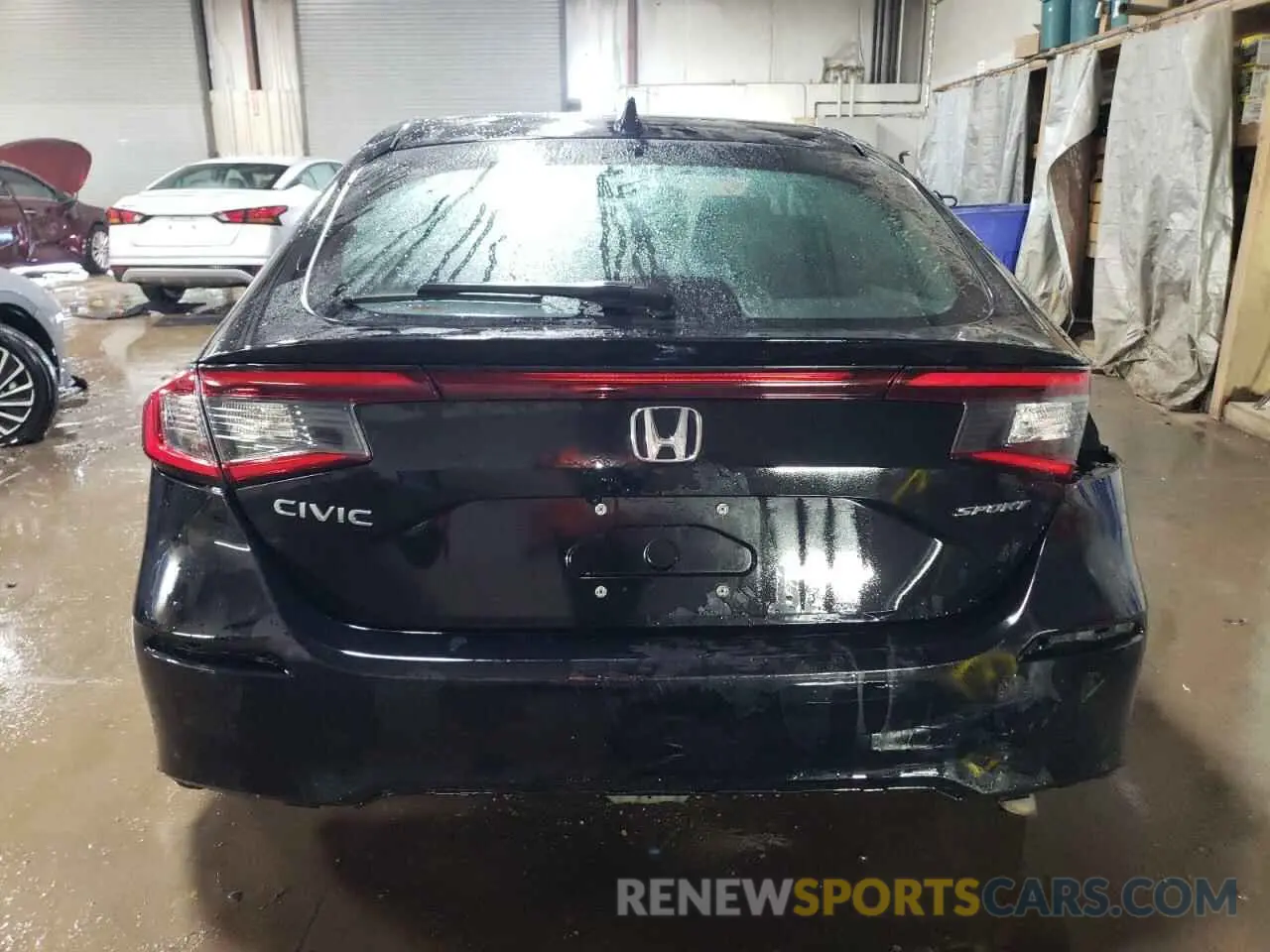 6 fotografías del automóvil dañado 19XFL2H87PE004085 HONDA CIVIC 2023