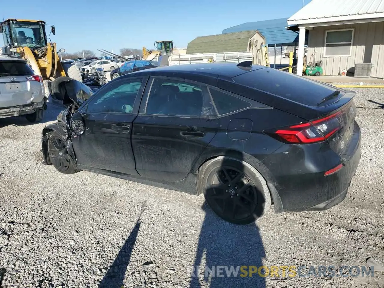 2 fotografías del automóvil dañado 19XFL2H87PE012834 HONDA CIVIC 2023