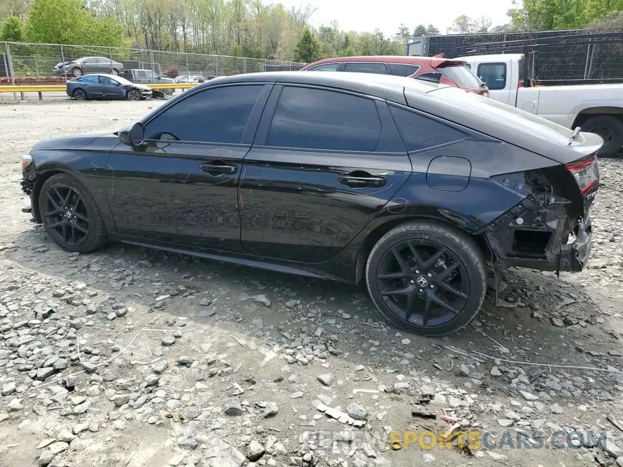 2 fotografías del automóvil dañado 19XFL2H87PE022893 HONDA CIVIC 2023