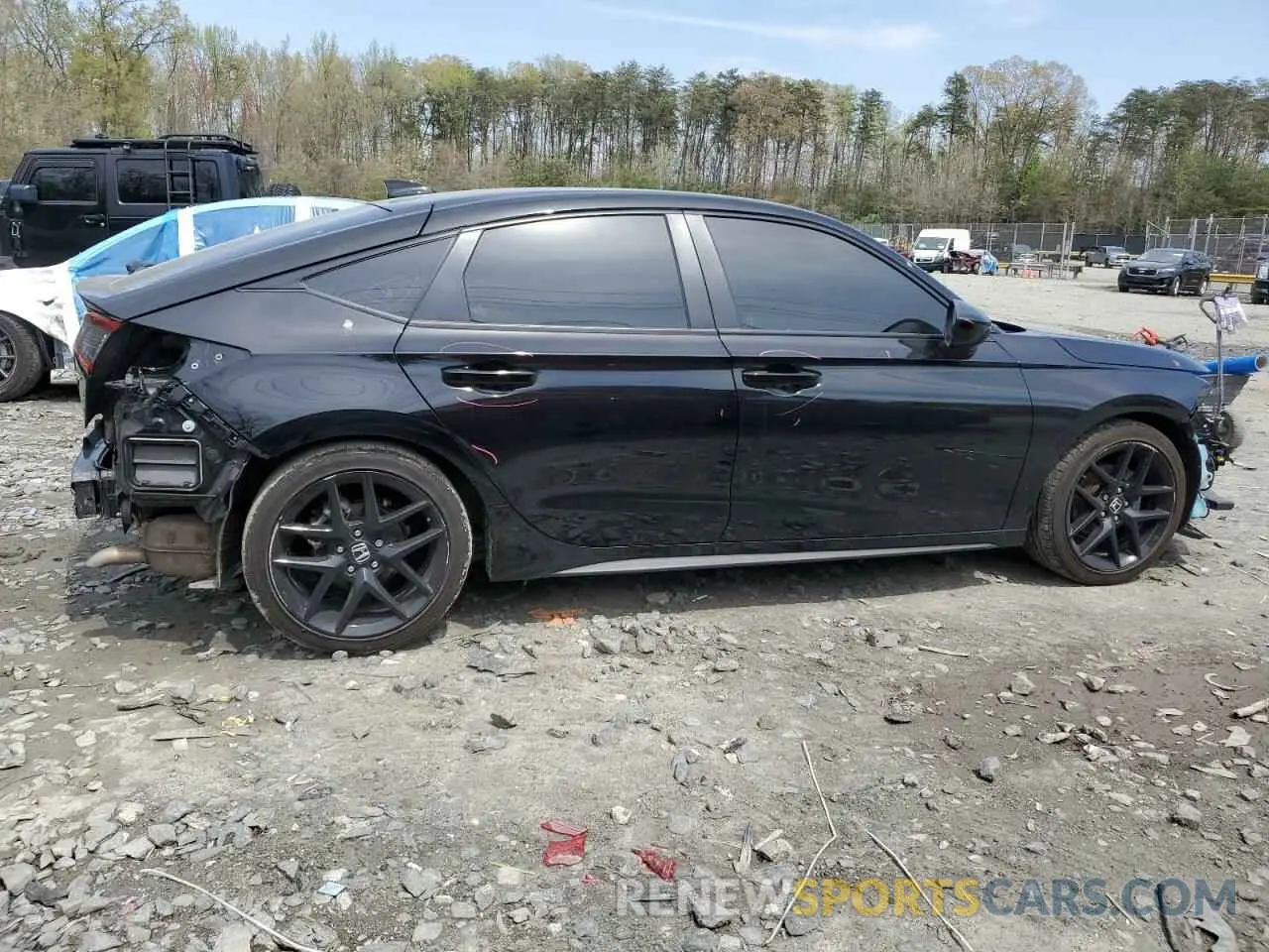 3 fotografías del automóvil dañado 19XFL2H87PE022893 HONDA CIVIC 2023