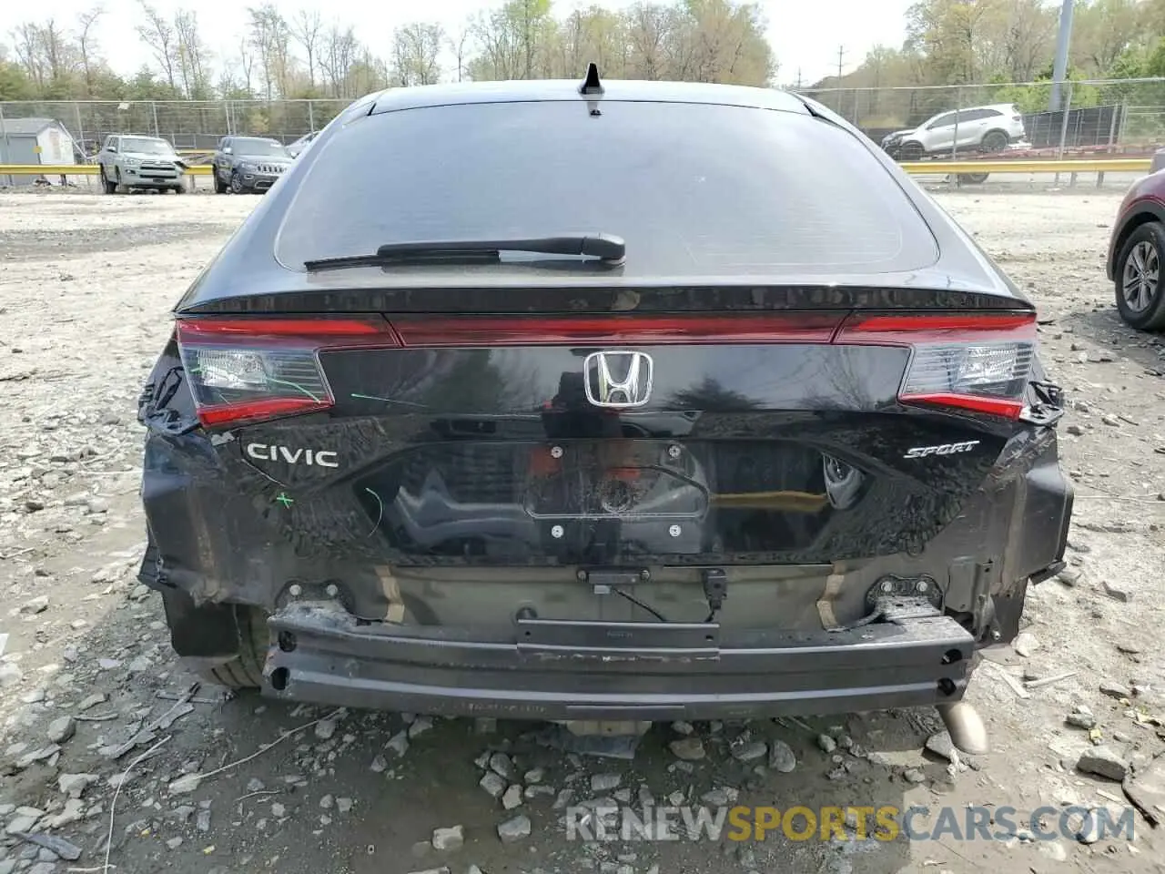 6 fotografías del automóvil dañado 19XFL2H87PE022893 HONDA CIVIC 2023