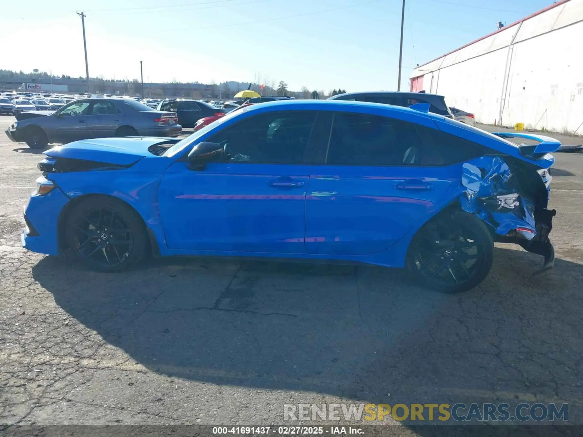 14 fotografías del automóvil dañado 19XFL2H88PE020375 HONDA CIVIC 2023