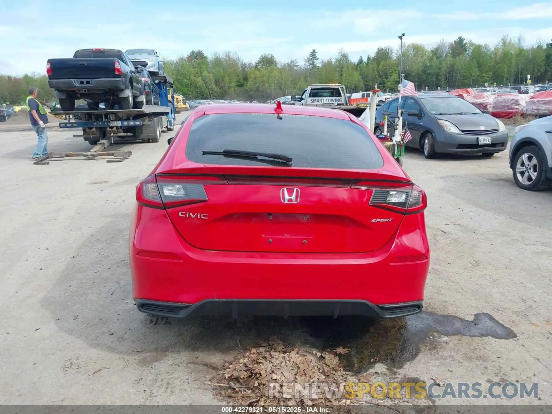 16 fotografías del automóvil dañado 19XFL2H88PE021378 HONDA CIVIC 2023