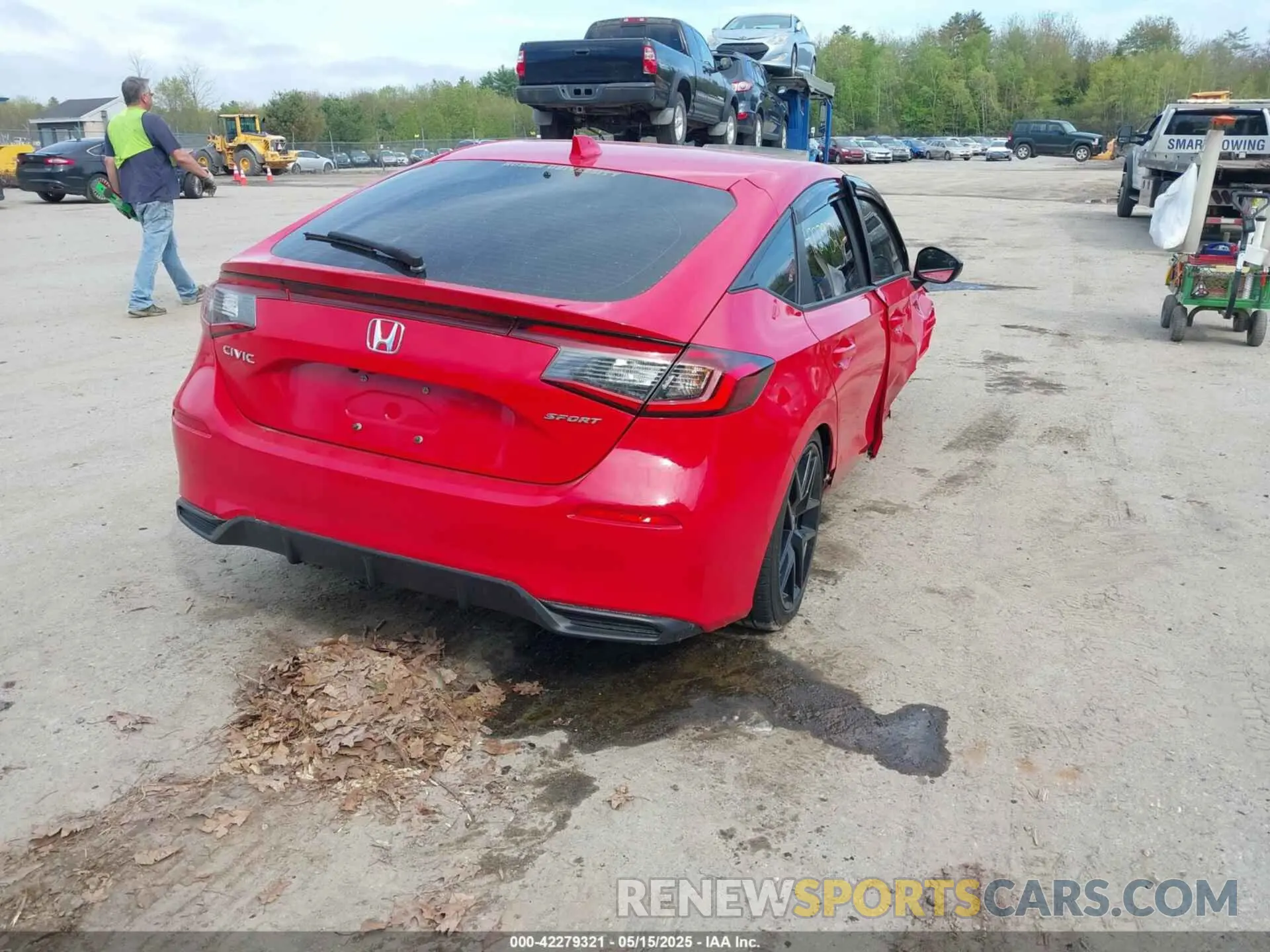 4 fotografías del automóvil dañado 19XFL2H88PE021378 HONDA CIVIC 2023