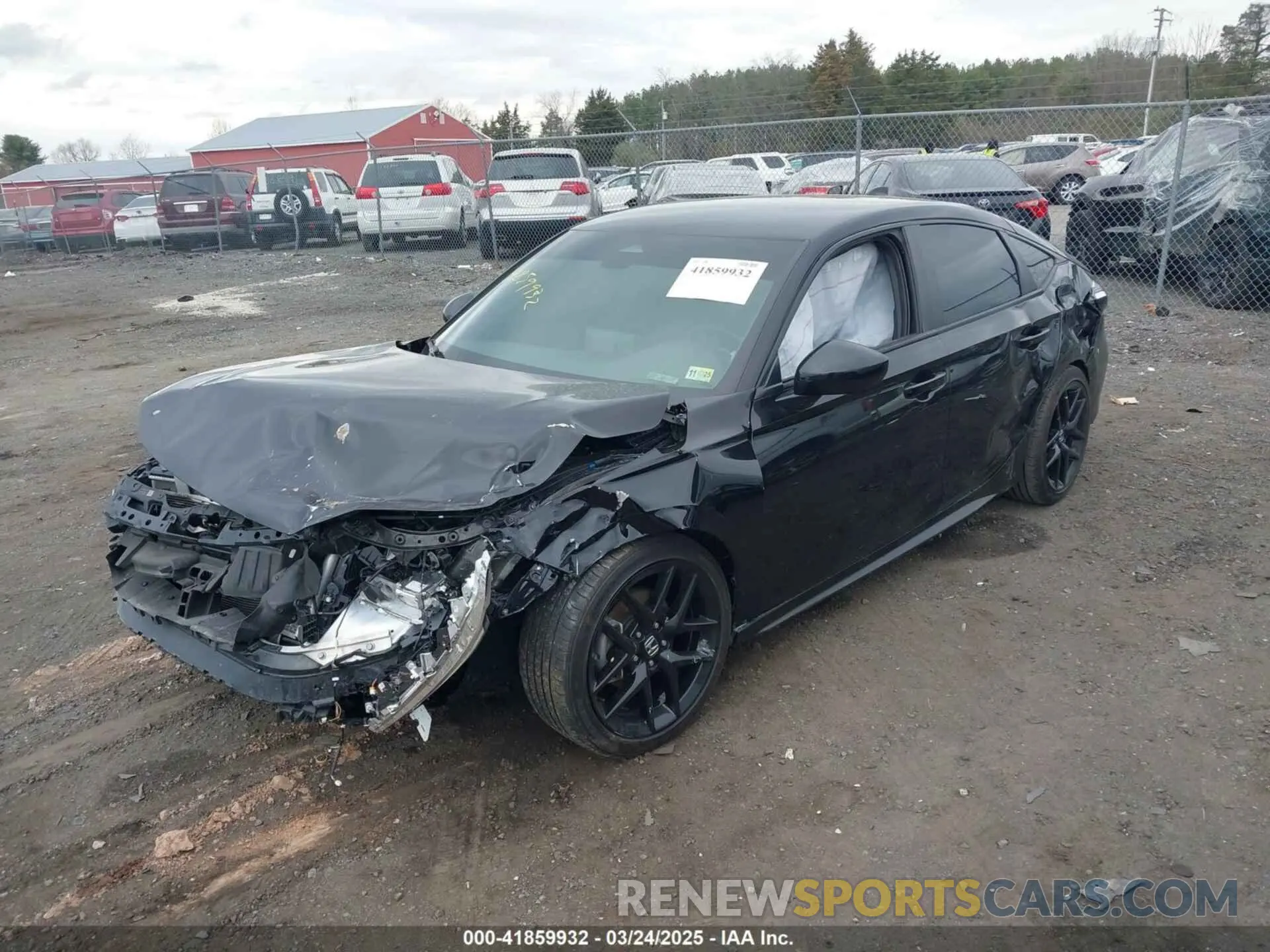 2 fotografías del automóvil dañado 19XFL2H89PE025553 HONDA CIVIC 2023