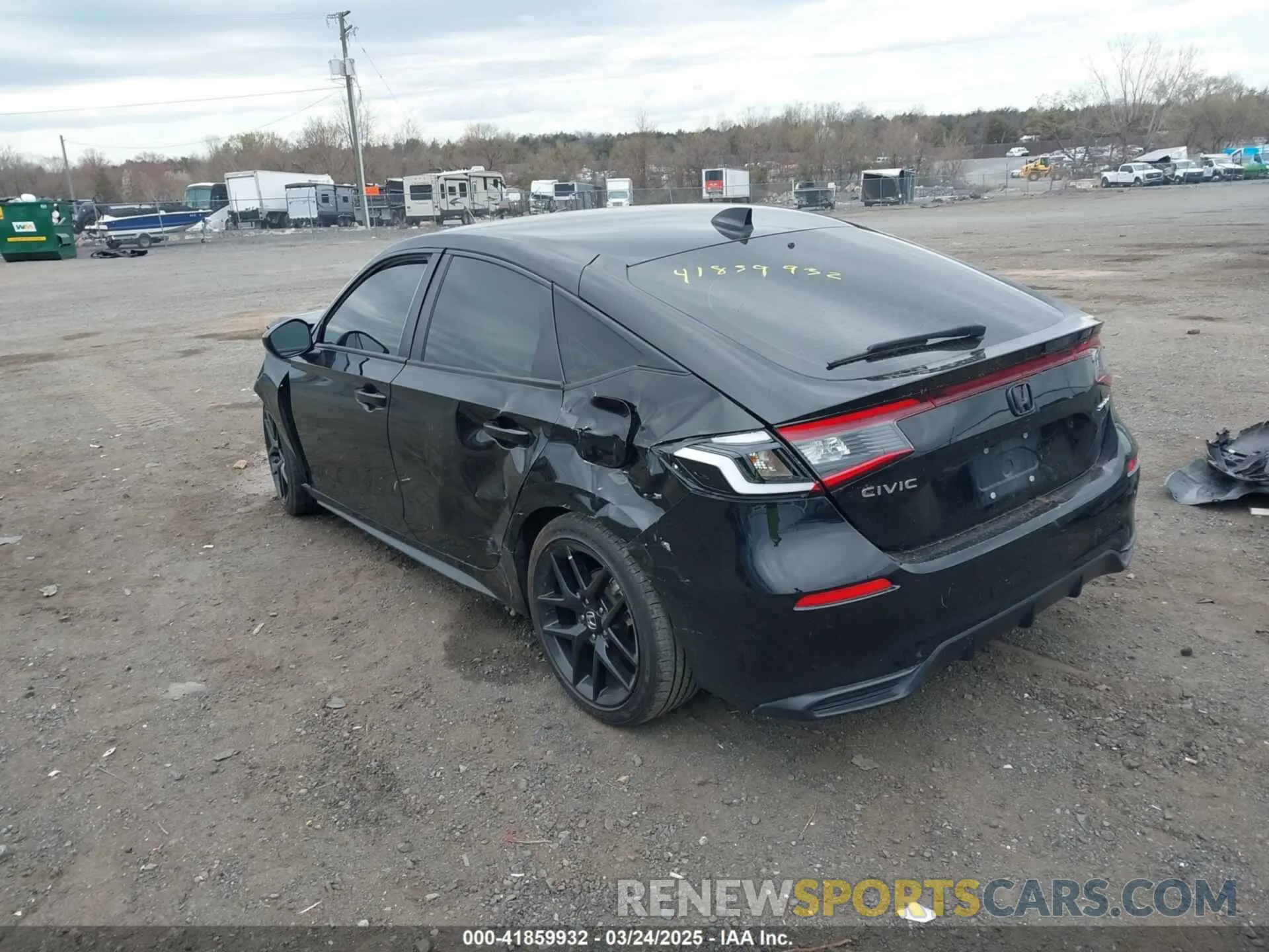 3 fotografías del automóvil dañado 19XFL2H89PE025553 HONDA CIVIC 2023