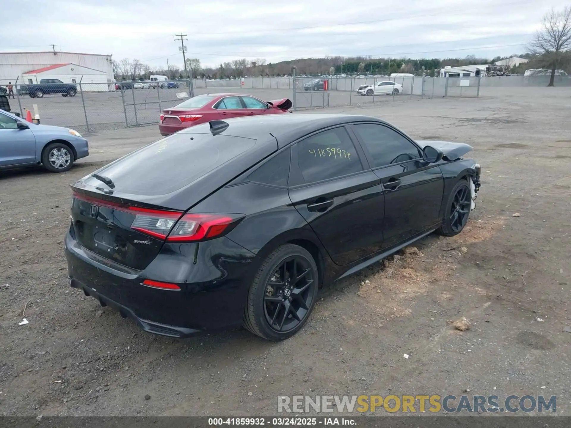 4 fotografías del automóvil dañado 19XFL2H89PE025553 HONDA CIVIC 2023
