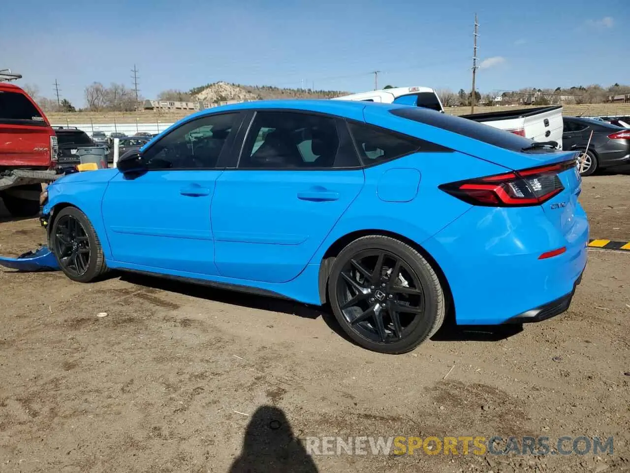 2 fotografías del automóvil dañado 19XFL2H8XPE000855 HONDA CIVIC 2023