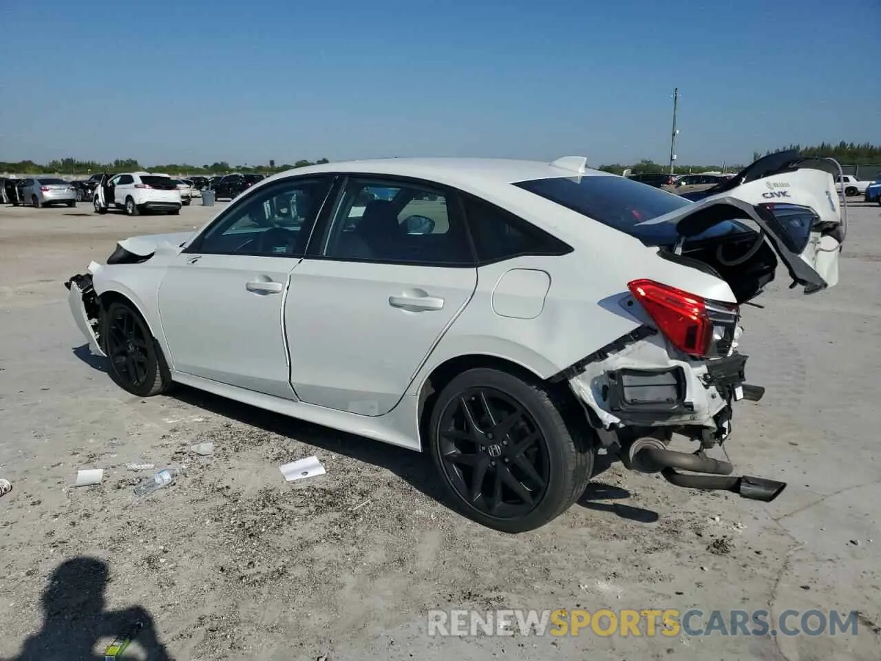 2 fotografías del automóvil dañado 2HGFE1E51PH475198 HONDA CIVIC 2023