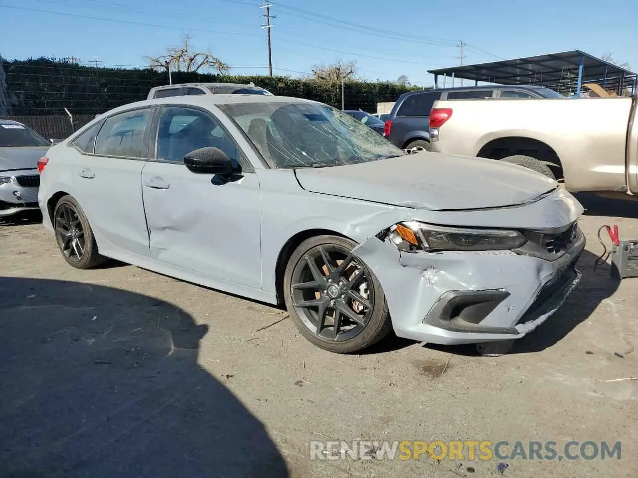 4 fotografías del automóvil dañado 2HGFE1E58PH472816 HONDA CIVIC 2023