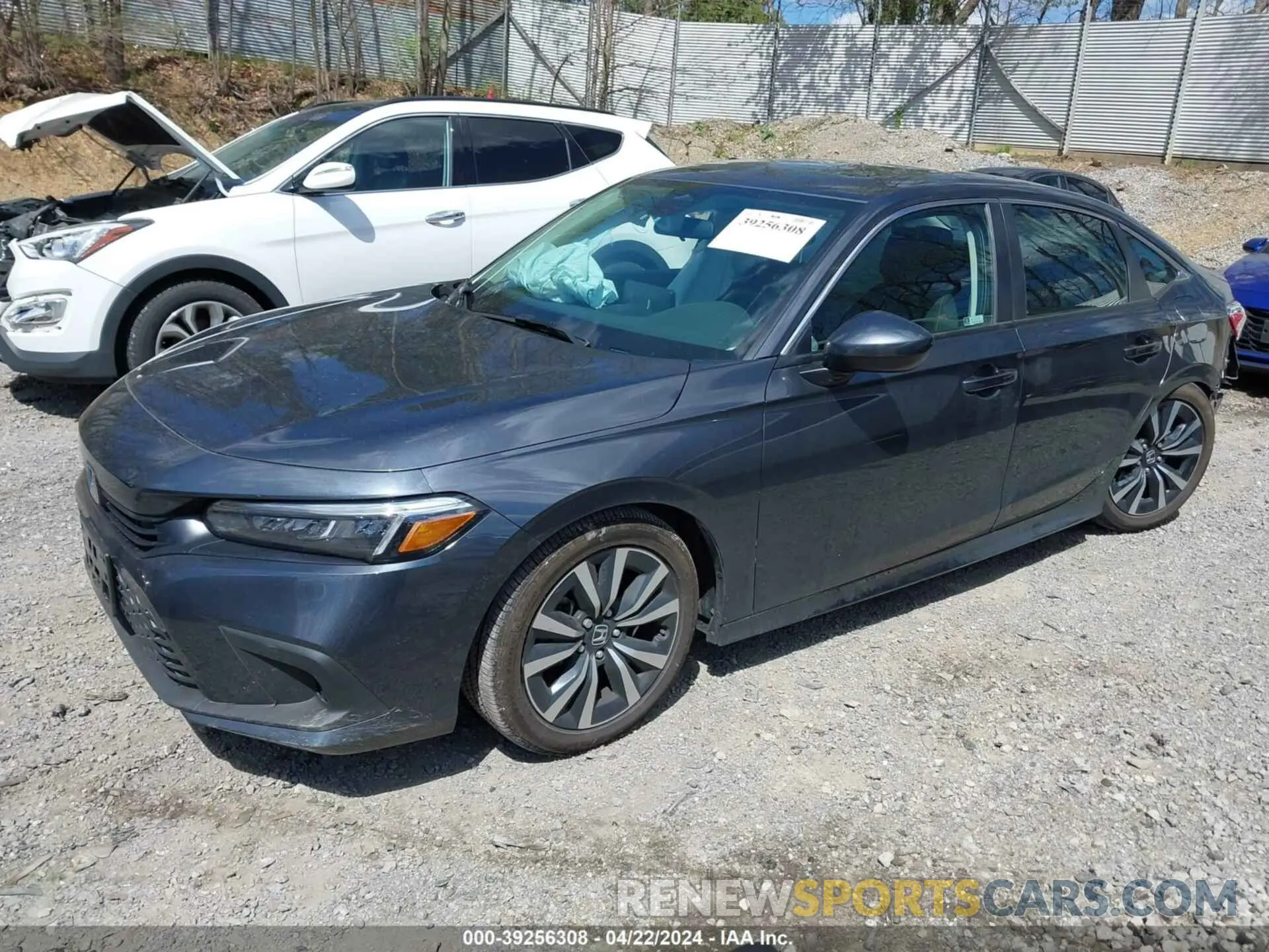 2 fotografías del automóvil dañado 2HGFE1F71PH324023 HONDA CIVIC 2023