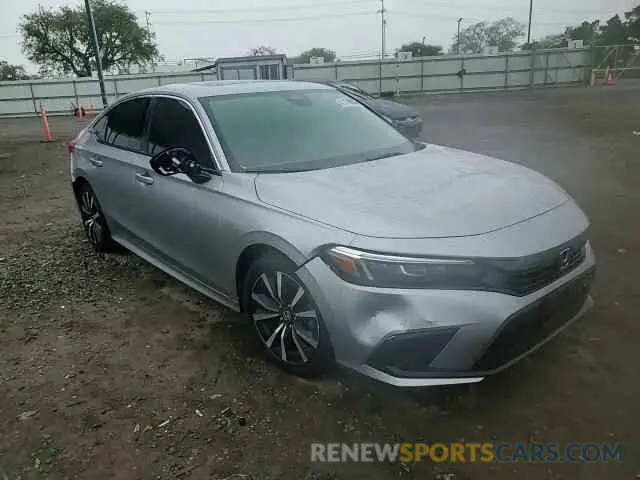 10 fotografías del automóvil dañado 2HGFE1F72PH303892 HONDA CIVIC 2023