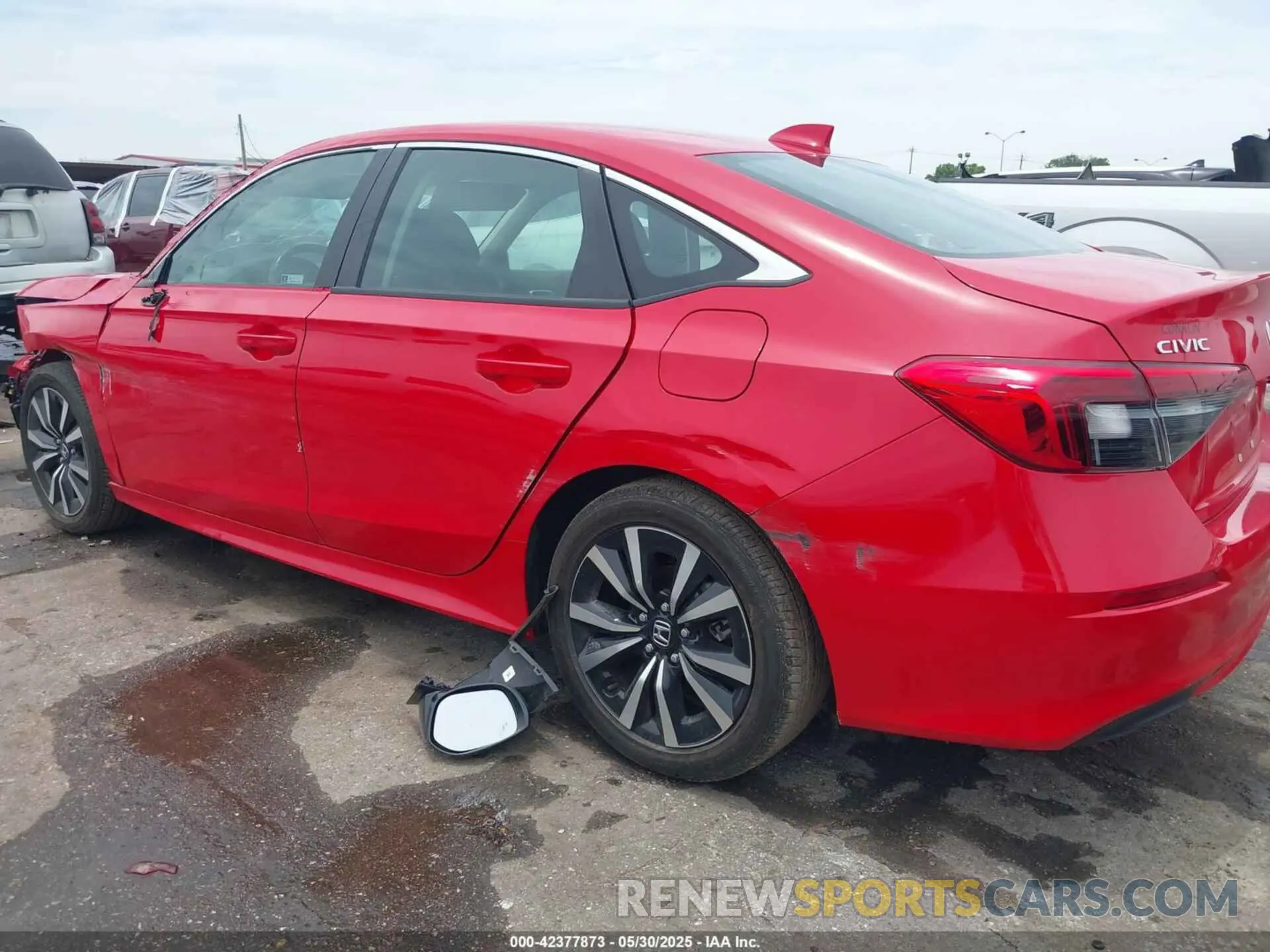 3 fotografías del automóvil dañado 2HGFE1F72PH309952 HONDA CIVIC 2023