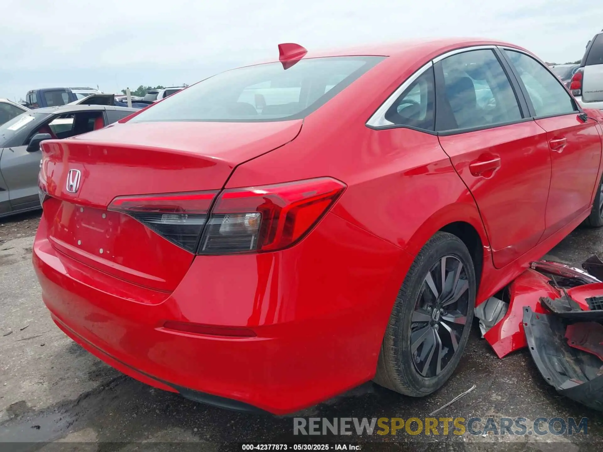 4 fotografías del automóvil dañado 2HGFE1F72PH309952 HONDA CIVIC 2023