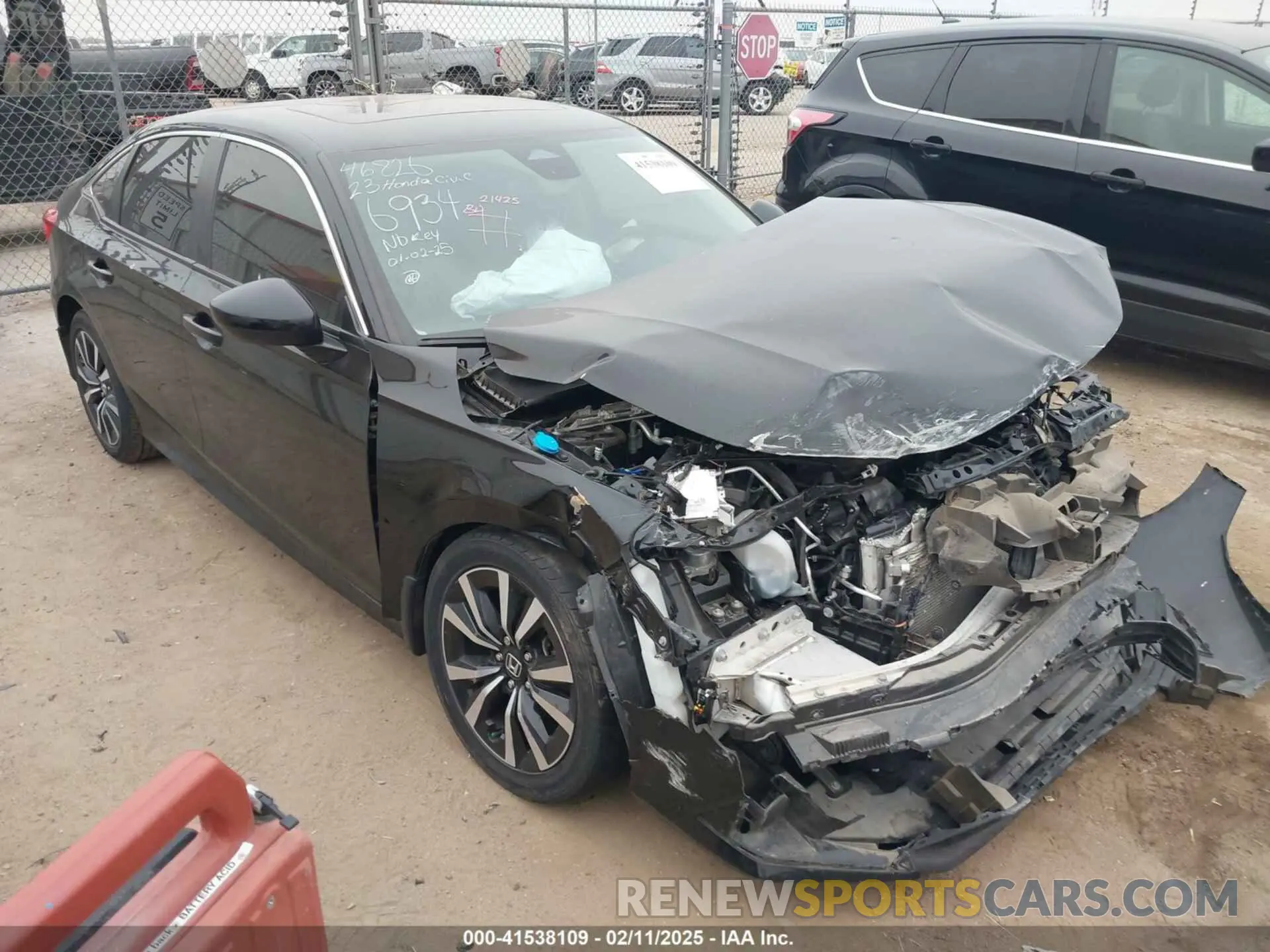 1 fotografías del automóvil dañado 2HGFE1F72PH316934 HONDA CIVIC 2023