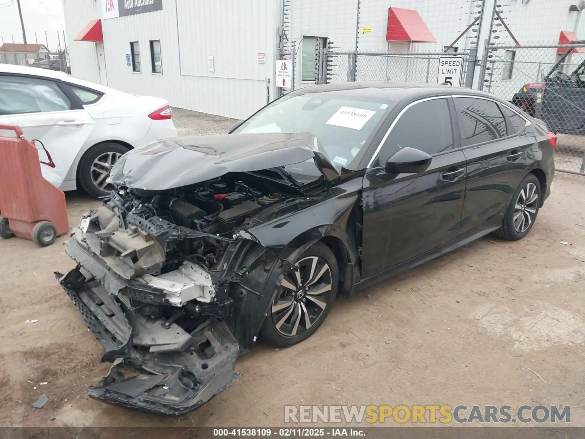 2 fotografías del automóvil dañado 2HGFE1F72PH316934 HONDA CIVIC 2023