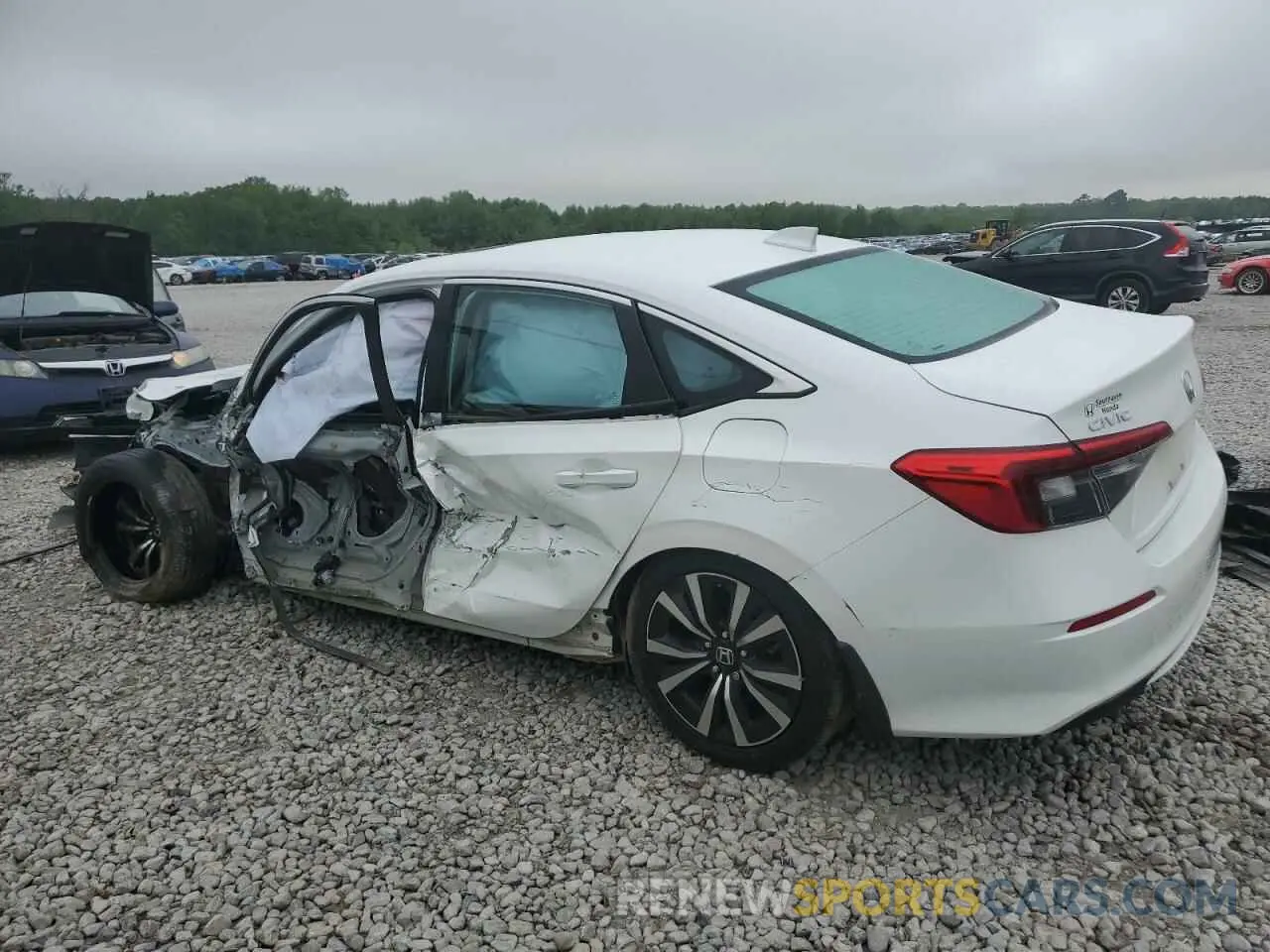 2 fotografías del automóvil dañado 2HGFE1F72PH323768 HONDA CIVIC 2023