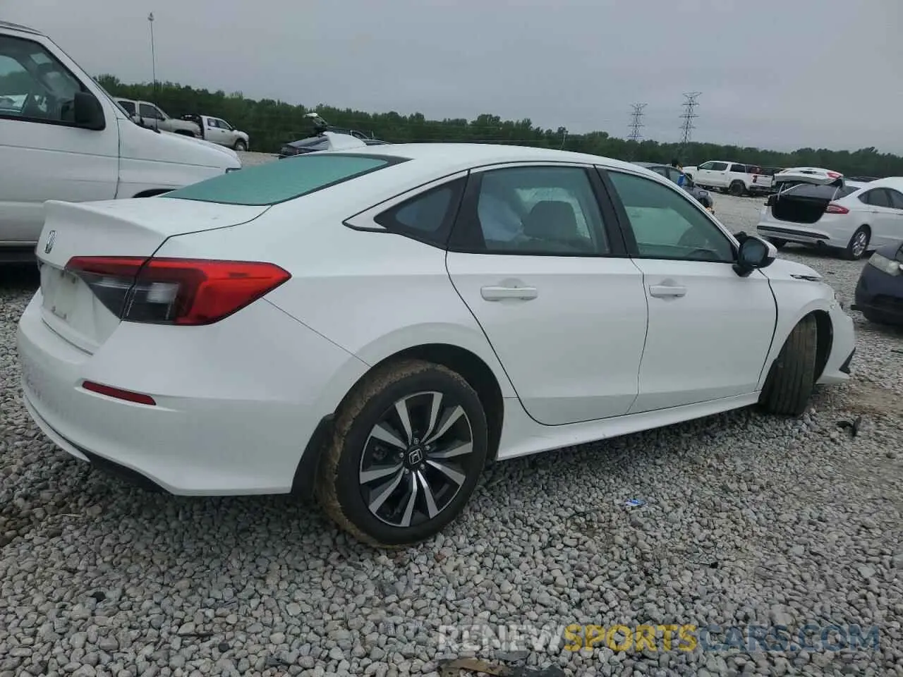 3 fotografías del automóvil dañado 2HGFE1F72PH323768 HONDA CIVIC 2023