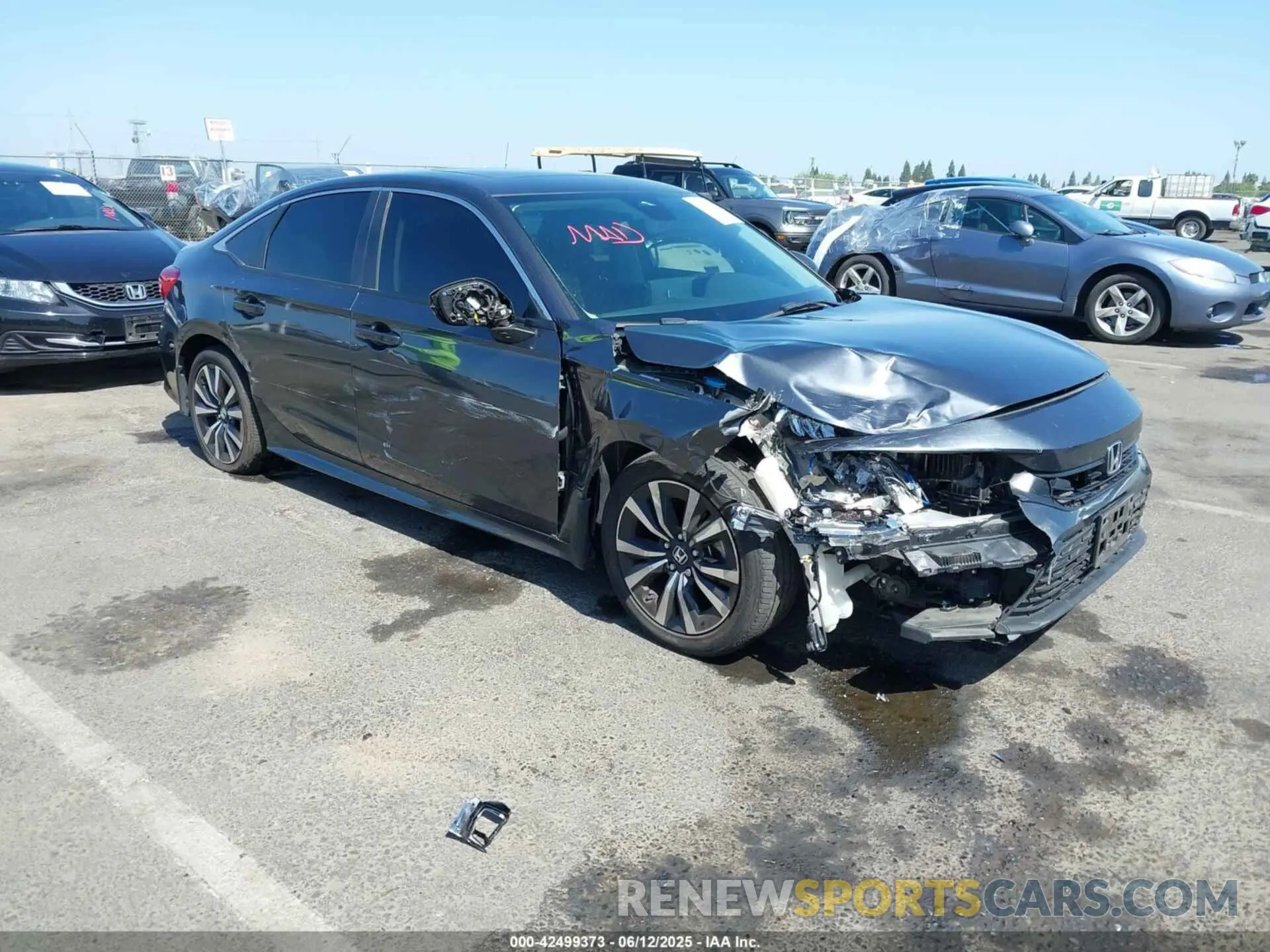 1 fotografías del automóvil dañado 2HGFE1F74PH323979 HONDA CIVIC 2023